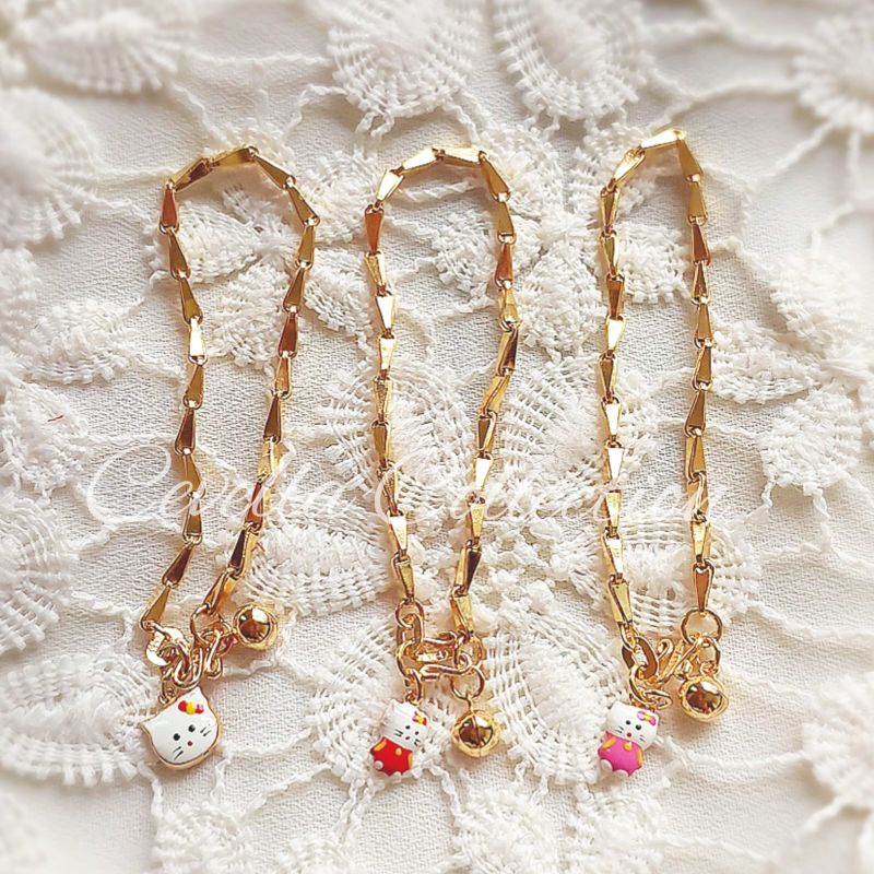 Gelang Anak Biji Padi Emas Muda 2 Gram