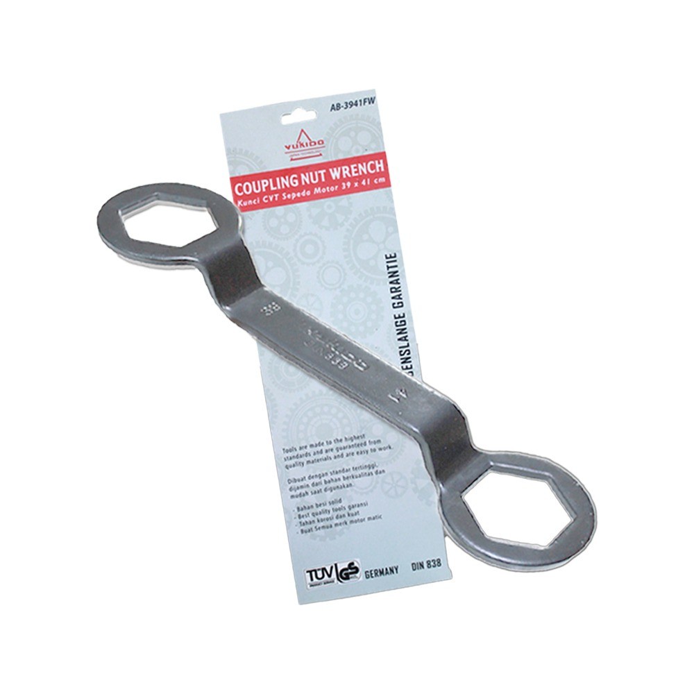 PROMO YUKIDO Kunci Ring CVT Sepeda Motor 39 x 41 mm Mur Kopling / Coupling Nut Wrench TERMURAH