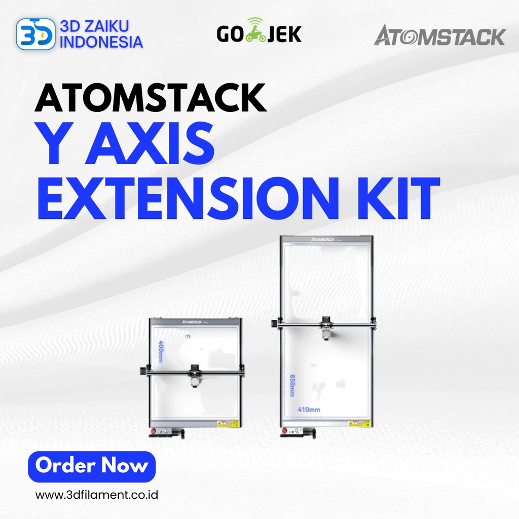 Original Atomstack Y Axis Extension Kit Upgrade Bigger Size Engraving