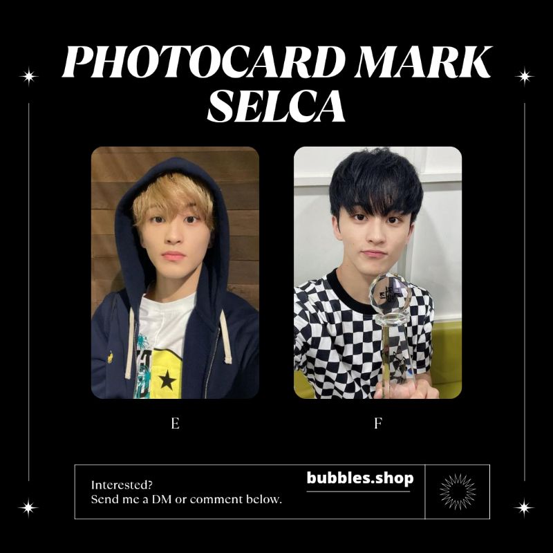 PHOTOCARD UNOFFICIAL MARK NCT SELCA