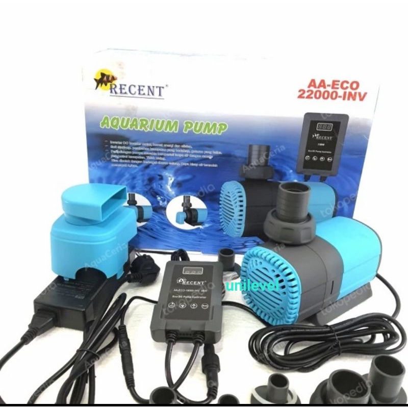 Pompa celup kolam air ikan RECENT AA ECO 22000 INV power head  tenaga super kencang dilengkapi INVER
