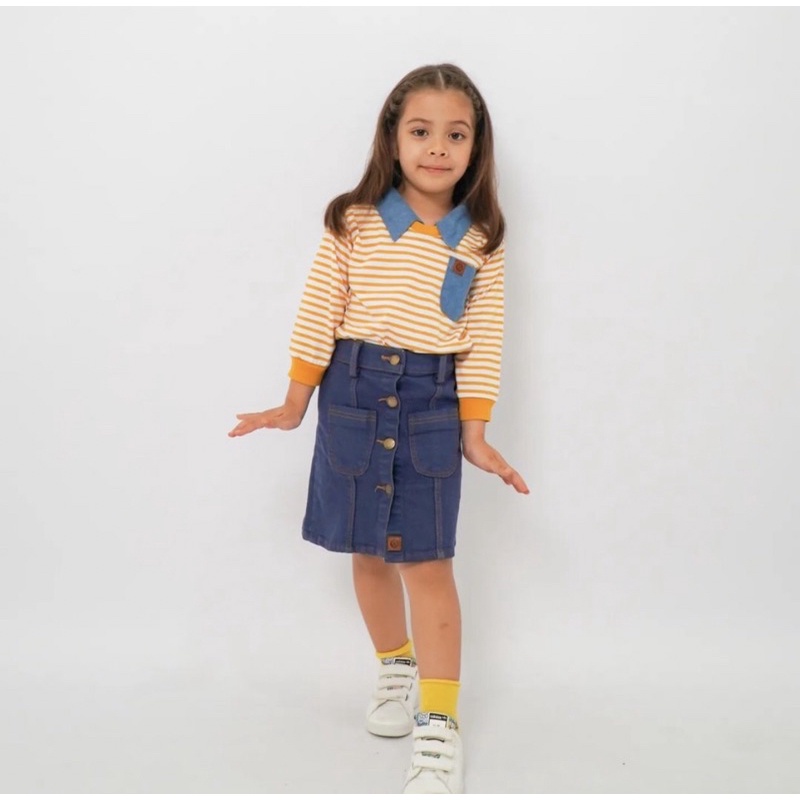 RACHIDKIDS / KAOS ANAK KEREN / COLLAR STRIPE