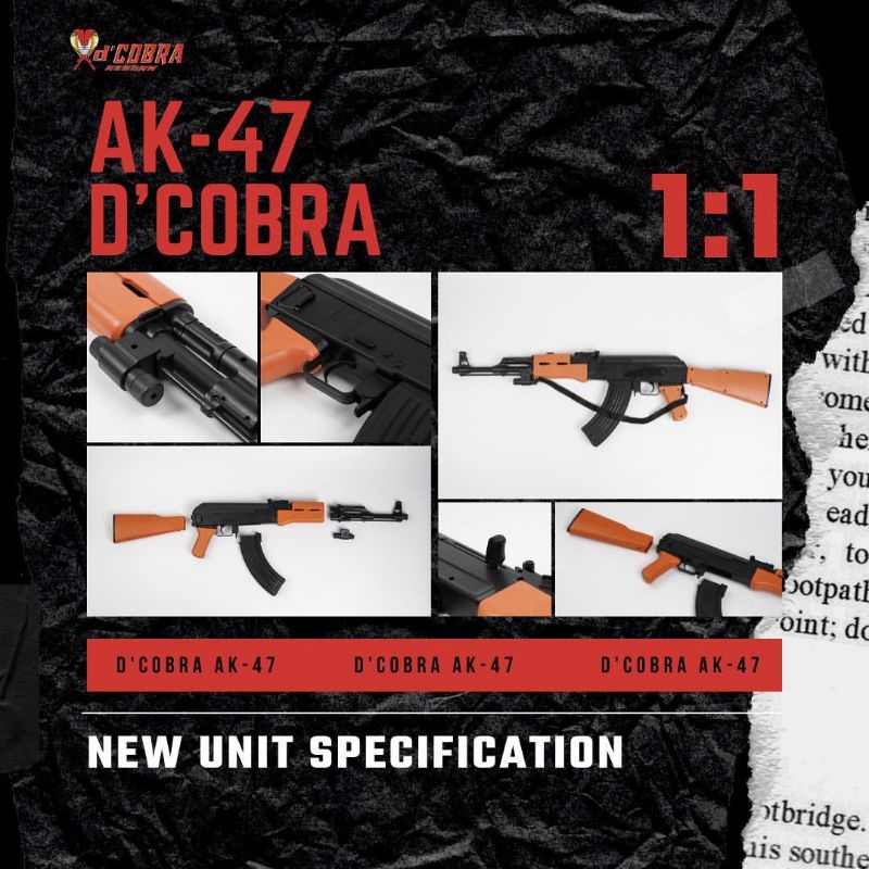 Mainan Kokang SNI SIG DCOBRA MAK47 - STANDART ORIGINAL TOYS