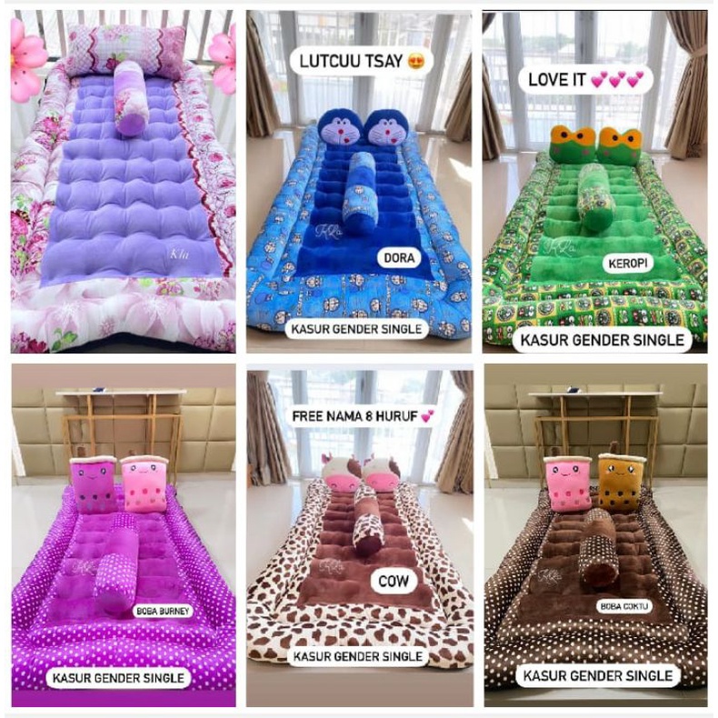 Kasur gender silicon/kasur single/kasur karakter/kasur empuk