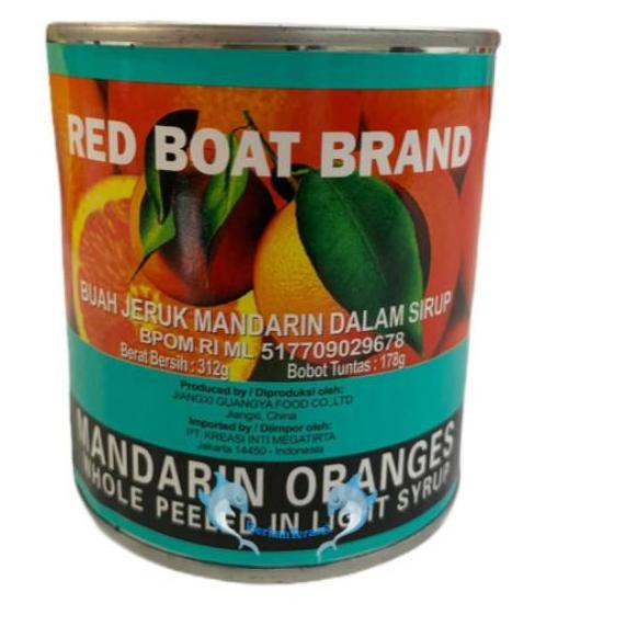 

Diskon Mandarin Oranges Red Boat Syrup / Jeruk Mandarin Kaleng Syrup 312gr