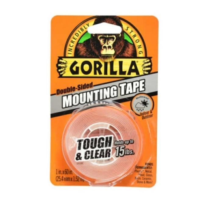 

Gorilla Double Tape Tough & Clear 2.5 Cm