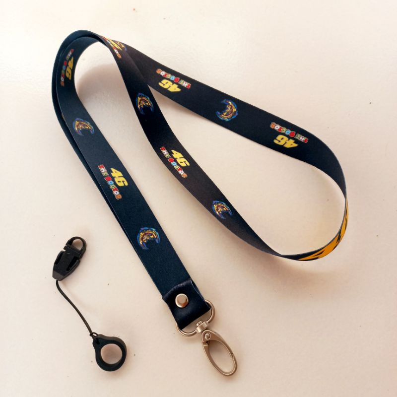 

Lanyard Rossi Real Picture Tali Gantungan Id Card Name Tag gantungan hp gantungan kunci