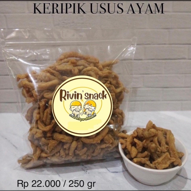 

KERIPIK USUS CRISPY 125gr (ORIGINAL / PEDAS DAUN JERUK / BALADO / KEJU)