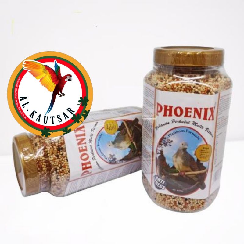 PHOENIX PERKUTUT PAKAN HARIAN BURUNG PERKUTUT KOMBINASI LENGKAP MIX BIJI MILET GODEM KETAN HITAM KEM