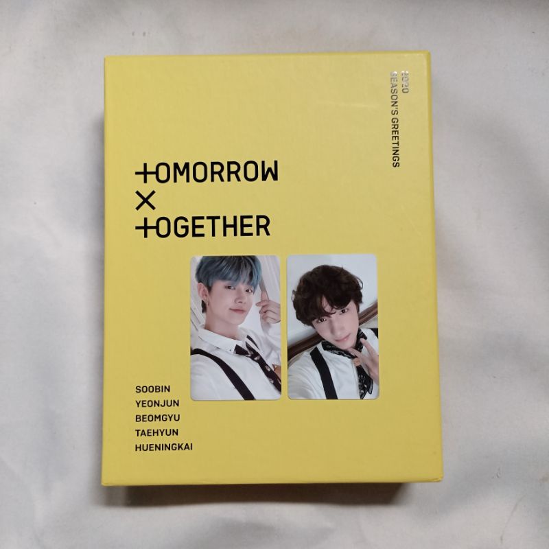 Pc photocard yeonjun hueningkai txt sg20 season's greetings