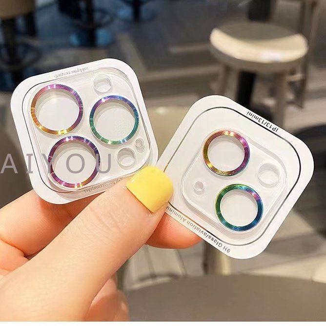 For Iphone 14 Pro Max/11 / 11 PRO / 11 PRO MAX / 12 MINI / 12 / 12 PRO / 12 PRO MAX Camera Lens Ring Glass Protector