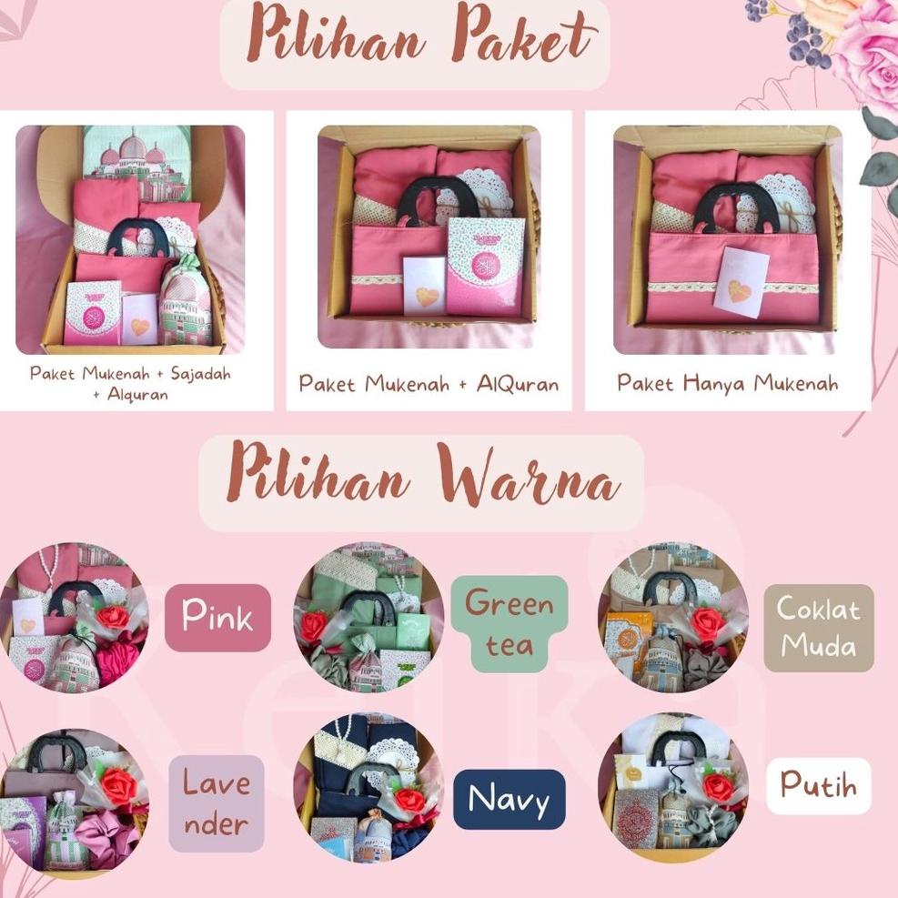 

(R-I2I-✉) Hampers Mukenah Al Quran | Kado mukena dewasa hampers alquran islam cewek wanita wedding birthday ultah pacar hampers lebaran idul fitri ied hampers sajadah travel tasbih seserahan seperangkat alat sholat paket mukena kado ibu hampers mukena kad