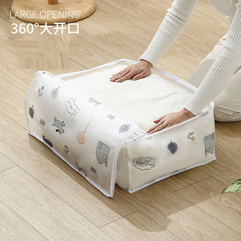 MARKAS88 Dust Cover Storage Bag Kotak Tempat Penyimpanan Bedcover Pakaian Selimut Organizer Bag