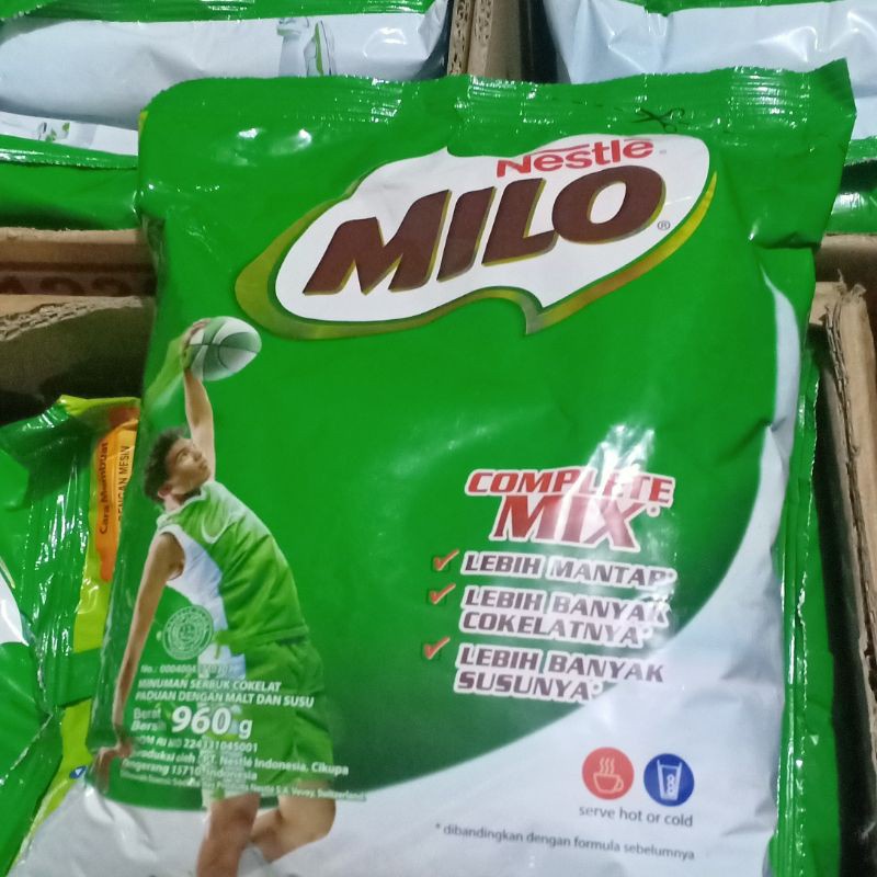 Susu bubuk Milo 960gr mix complete