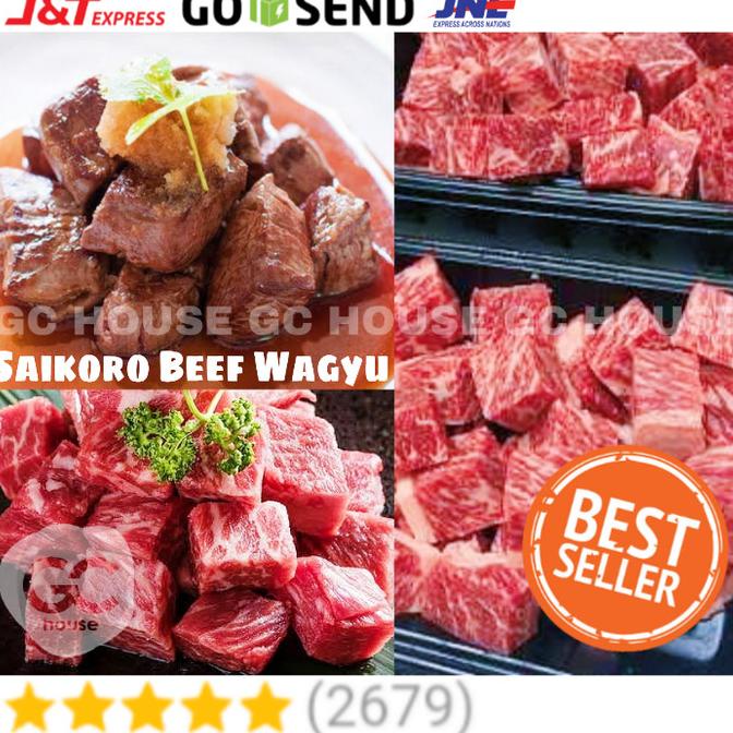 

SAIKORO Wagyu Beef Premium Meltique Cubes Steak Sapi uk 2cm pack 500gr gchou53 Segera Beli