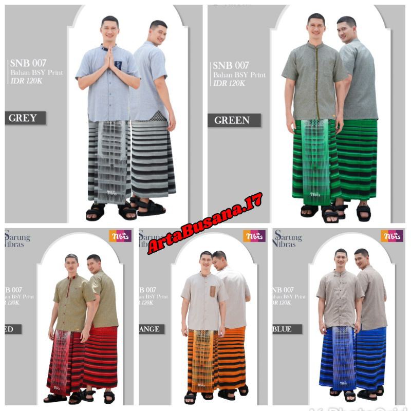 Sarung pria nibras SNB 007