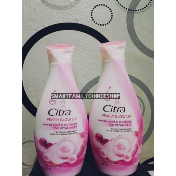 Citra Pearly Glow Uv kemasan 230ml