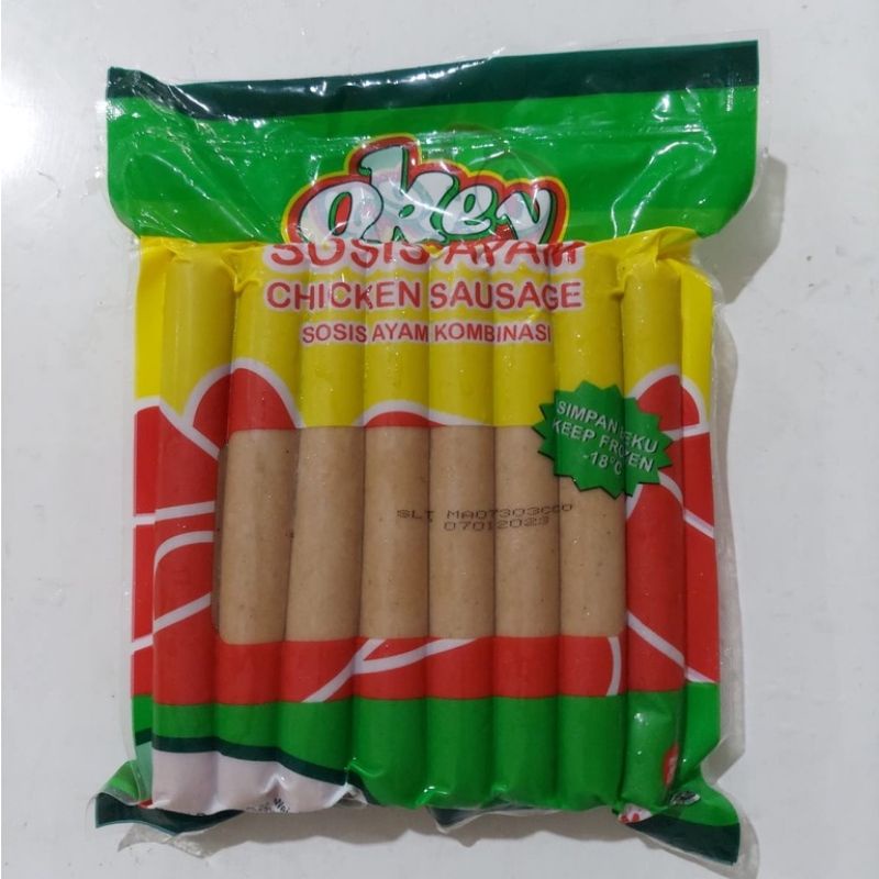 Jual Okey Sosis Ayam Gr Chicken Sausage Sosis Ayam Kombinasi Shopee Indonesia