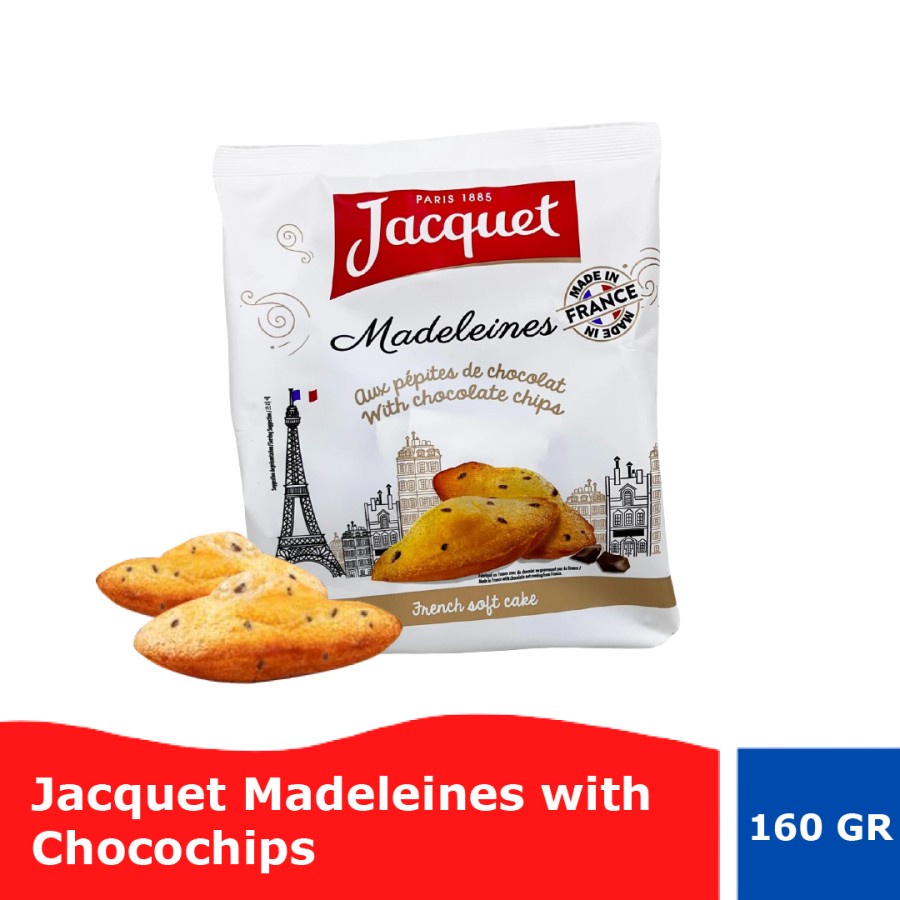 Jual Jacquet Madeleines Chocochips - 160 Gr | Shopee Indonesia