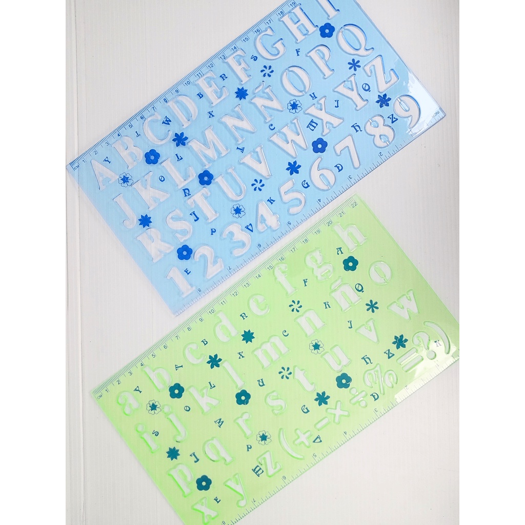 

Penggaris Sablon/Penggaris Cetak Huruf Set 2 Pcs (0184124)