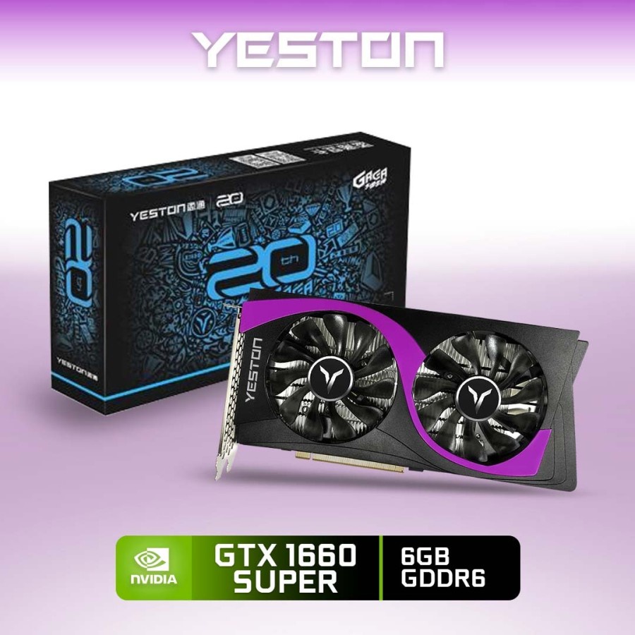 VGA NVIDIA YESTON GTX 1660 SUPER 6GB GDDR6 192 BIT