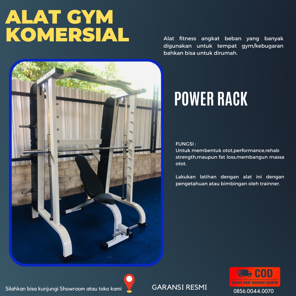 Alat gym komersial tipe Smith machine