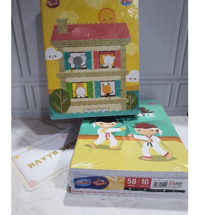 

リ 10pc buku tulis merek SIDU isi 58 lembar/buku tulis Flash Sale !