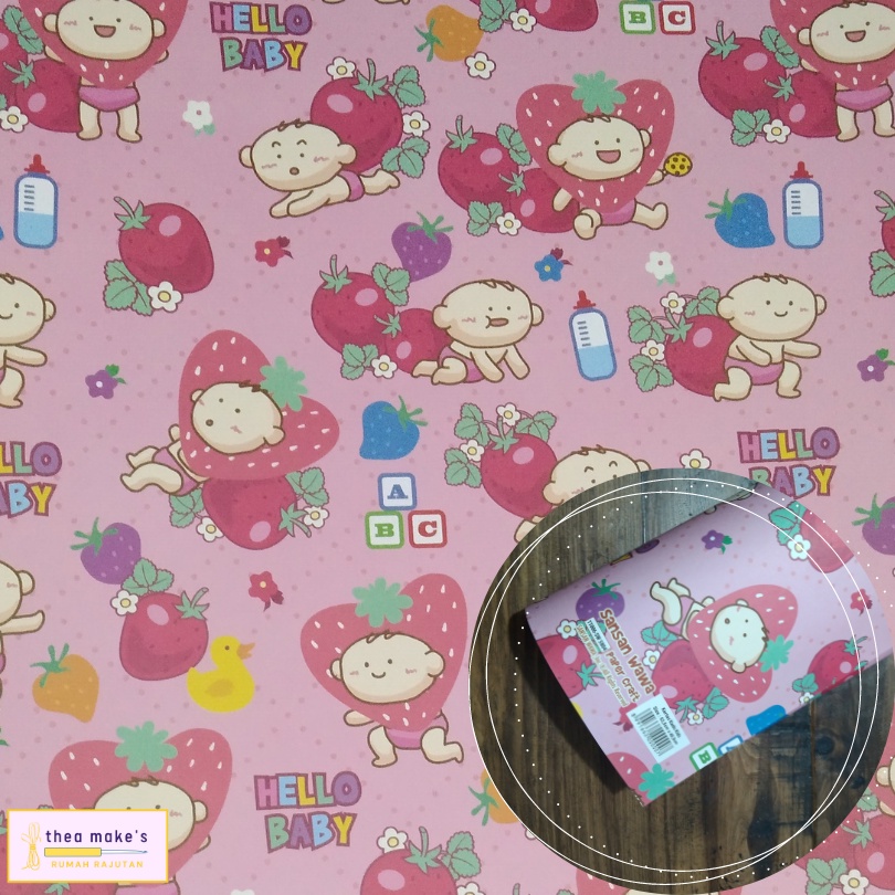 

Kertas Kado Sansan Wawa Motif Kids Hello Baby Pink / Bungkus / Kado / Wrapping Paper