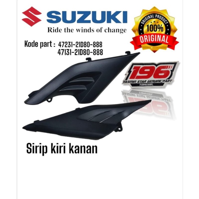 SIRIP BODY KANAN KIRI SATRIA 2 TAK LUMBA ORIGINAL