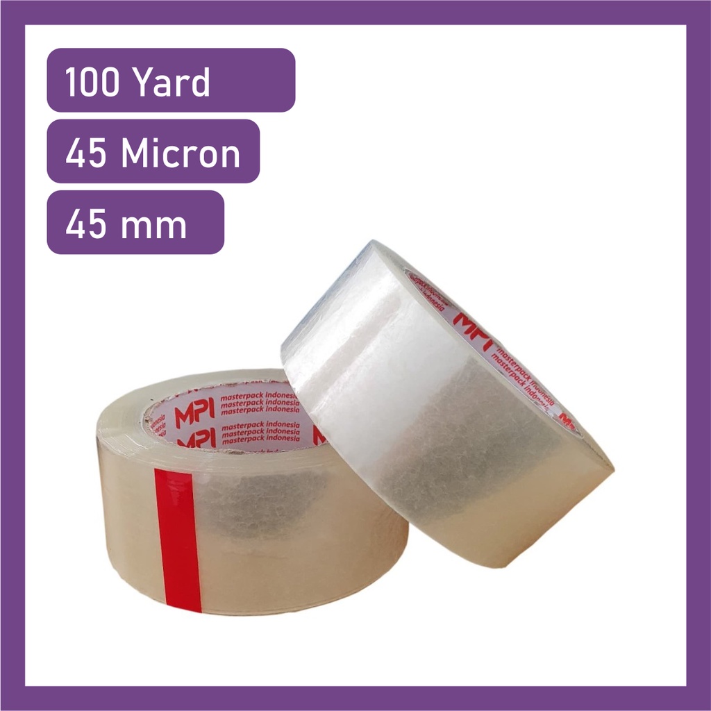 

LAKBAN BENING 2 Inch 45 mm x 100 Yard
