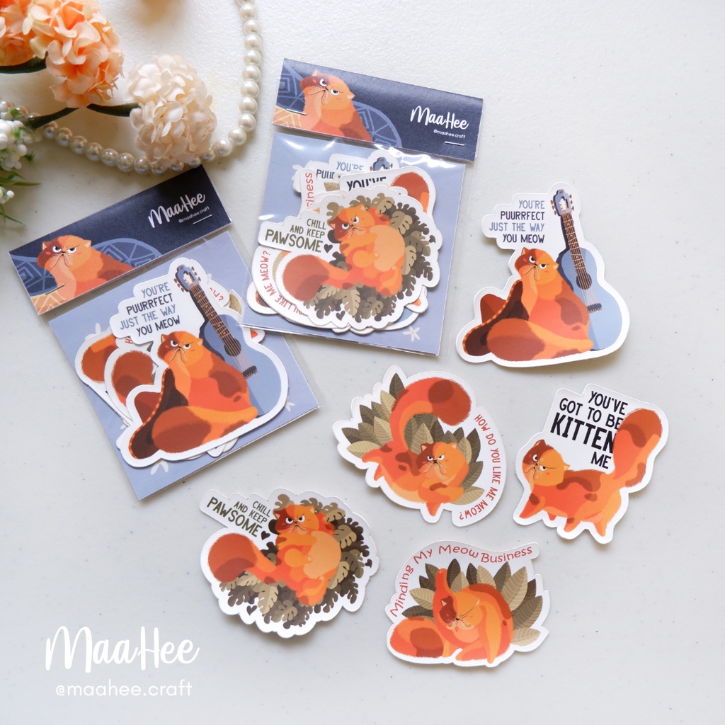 

Sticker MaaHee - Persian Cat Series