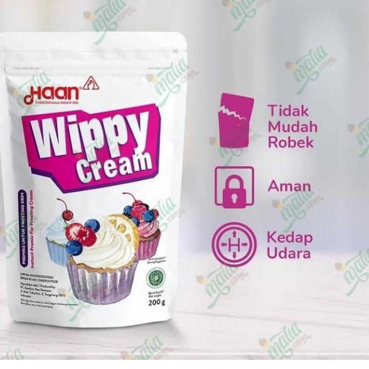 

➘ HAAN WHIPPY CREAM BUBUK 200GR KEMASAN ORI ぇ