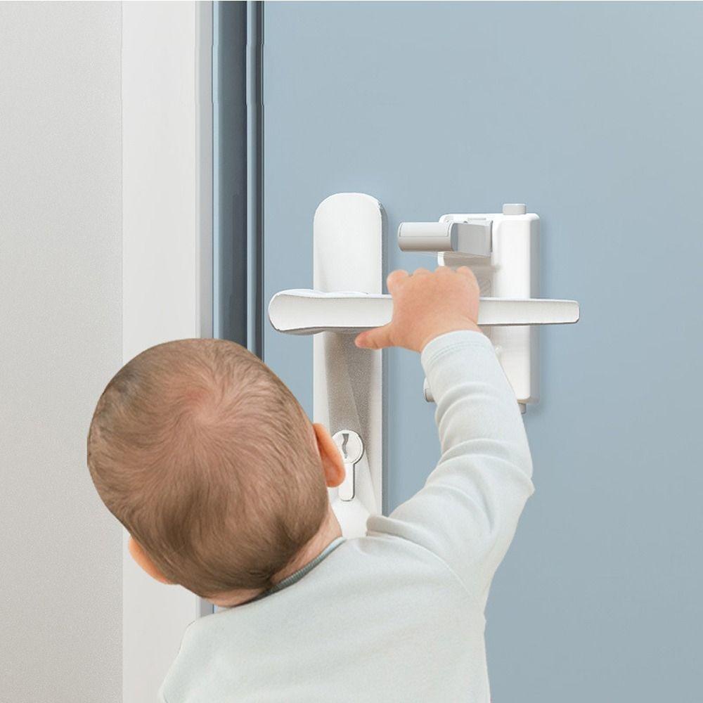 Needway   Kunci Pengaman Bayi Berguna Anak Bukti Kunci Pintu Rotasi Bukti Multi-Fungsi Kunci Pengaman Rumah Anti-Pencurian Gesper Security Lock
