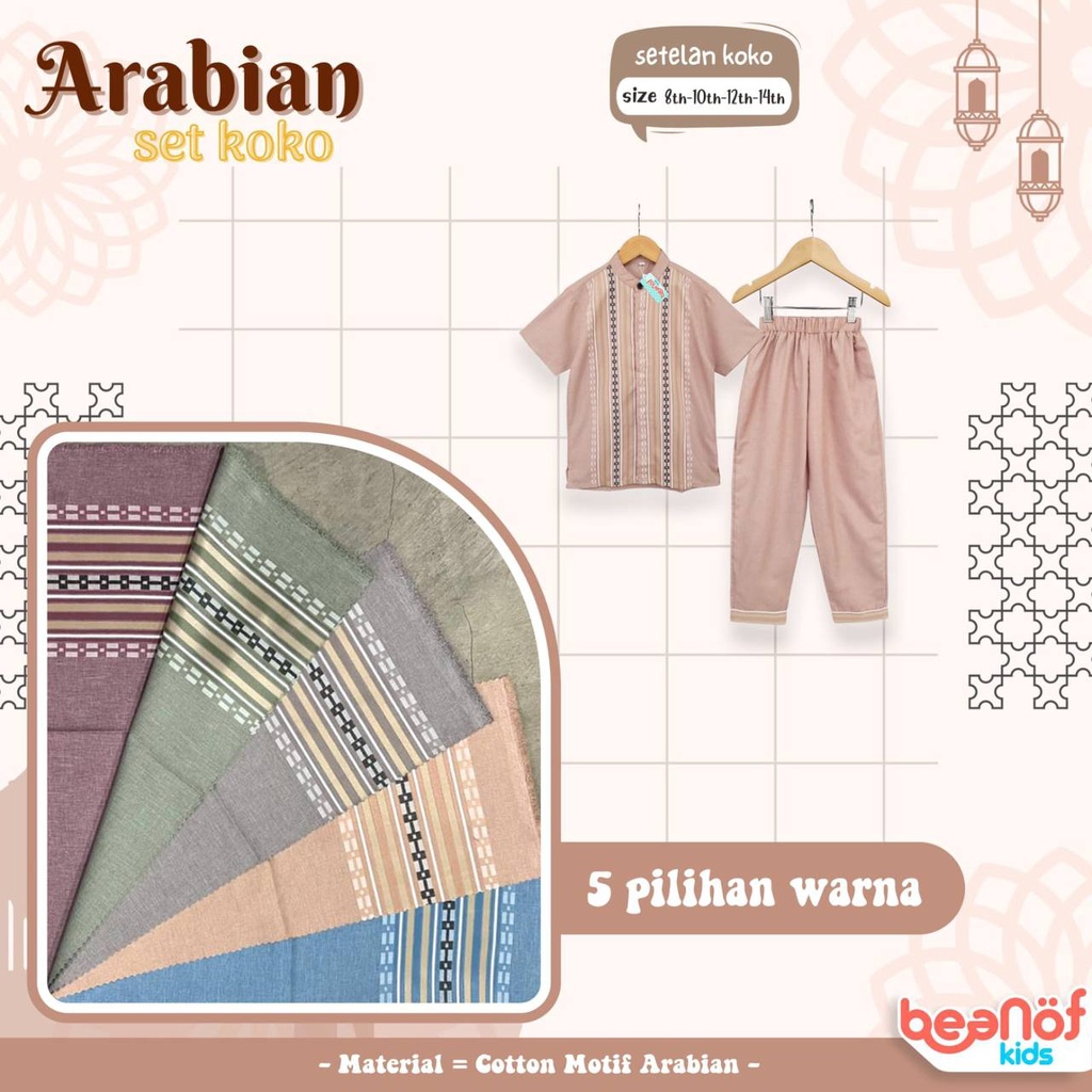 Arabian Set Koko Beanof Kids