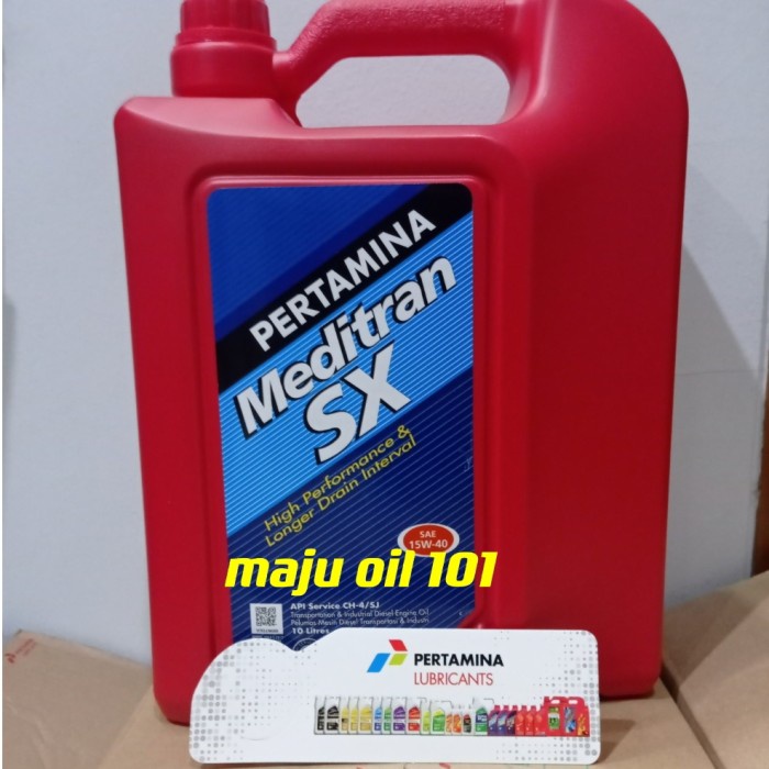 OLI PERTAMINA MEDITRAN SX 15W 40 10 LITER