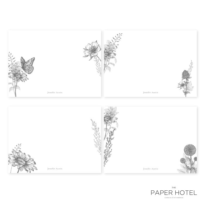 

NOTECARD - THE SPRING TIME (PERSONALIZED INITIALS/ NAME, 16PCS)