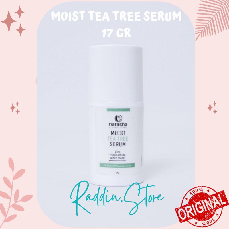 MOIST TEA TREE SERUM/SERUM JERAWAT/SERUM NATASHA
