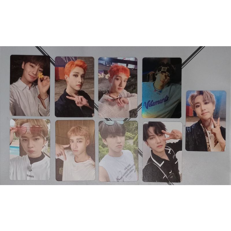 PC PHOTOCARD stray kids skz no easy ds double sided Bangchan, Lee Know, Changbin, I.N limited, Chang