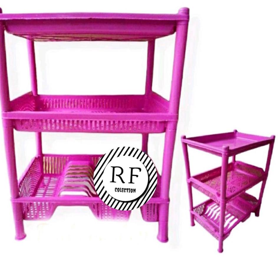 Trend RAK PIRING 3 SUSUN / RAK PIRING PLASTIK / RAK PIRING 3 LANTAI / RAK PIRING SUSUN ~