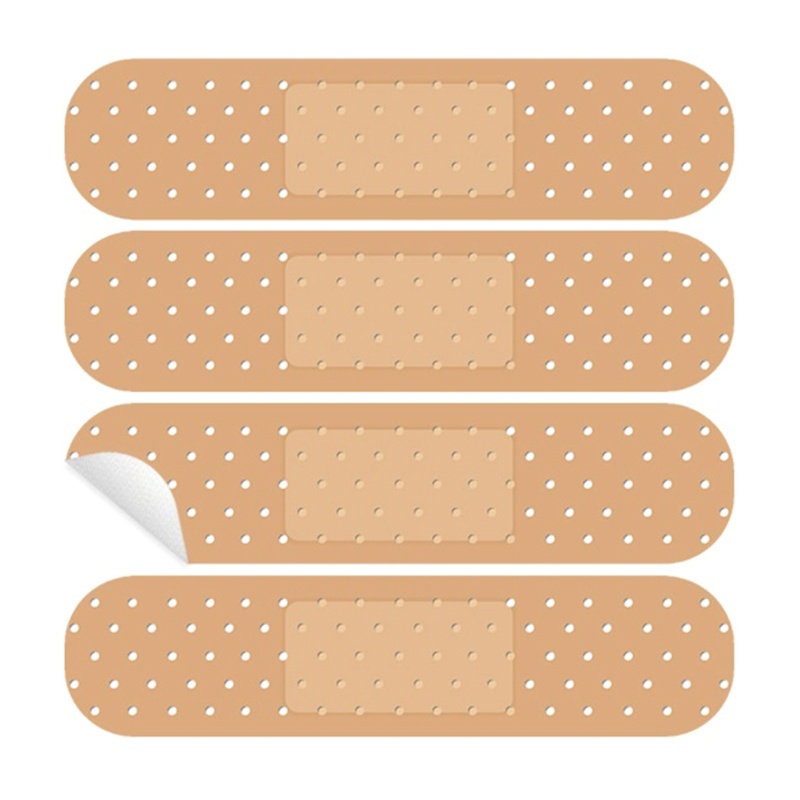 Zzz 4PCS Waterpeoof Bumper Stiker Ouch Band Aid Bandage Car Scratch Bumper Decals