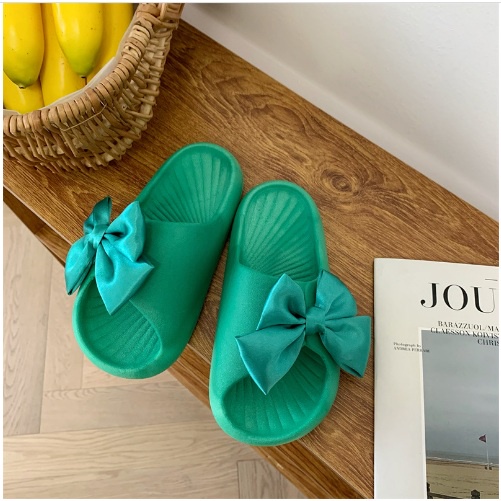 PVC Sandal Slop Jelly Wanita Butterfly Bahan Empuk Elastis Super Soft Rubber Import Korean Sol Non-Slip Summer Sandals