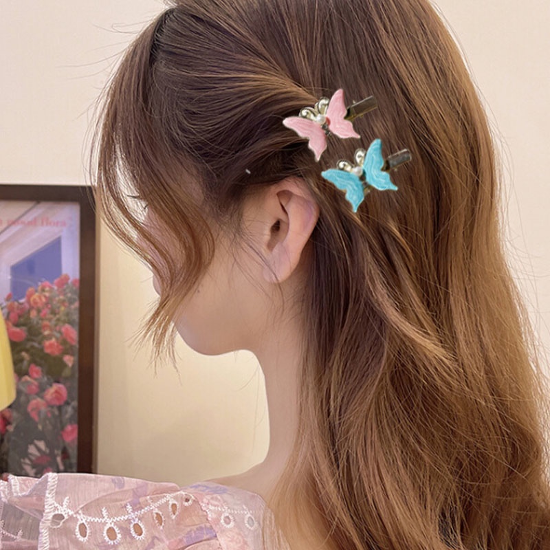 Kualitas Tinggi Klip Logam Klip Kupu-Kupu Jepit Rambut Klip Samping Duckbill Klip Hiasan Kepala Untuk Perempuan Yang Indah