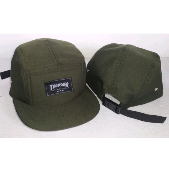Topi Distro 5 Panel Pria Army /Topi Distro Snapback / TOPI LIMA PANE / TOPI 5PLANEL DEWASA MURAH