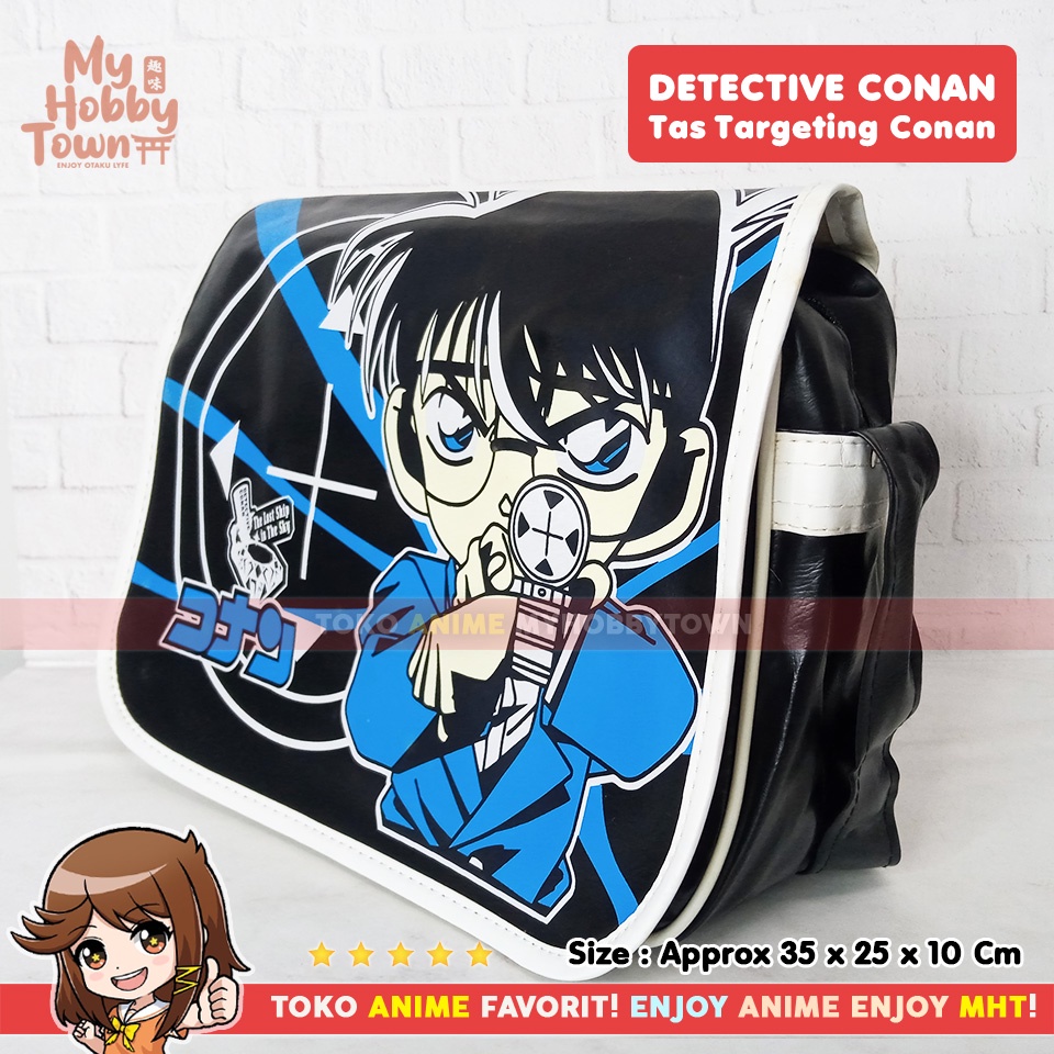 Tas Selempang Postman Messenger Bag Anime Detective Conan Targetting