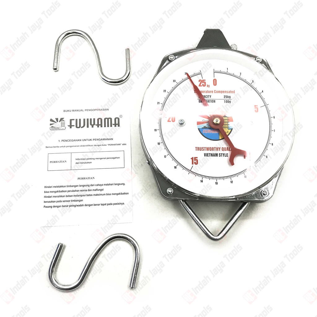 FUJIYAMA Timbangan Gantung 25 Kg Laundry Kardus Timbang Hanging Scale