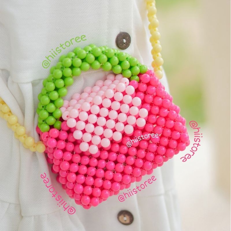 Keikeu beads sling bags