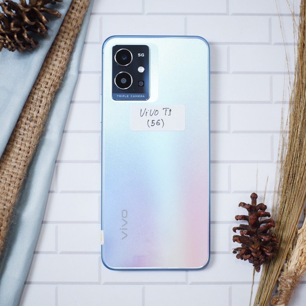 Vivo T1 8/256Gb (5G) fullset - Hp Bekas Second
