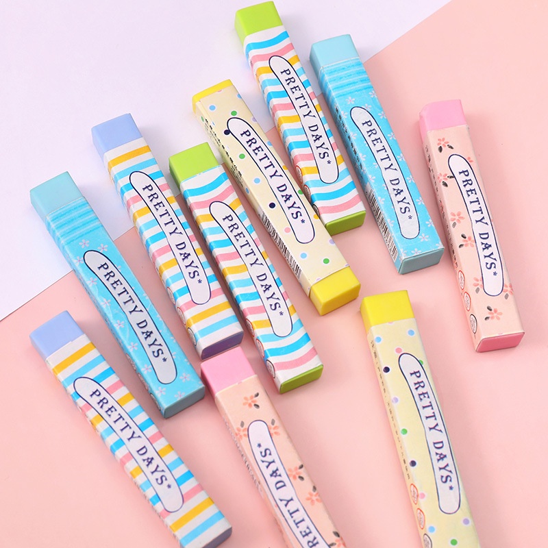 

PRETTY DAYS SWEET COLOR PVC RUBBER ERASER - PENGHAPUS PENSIL WARNA WARNI