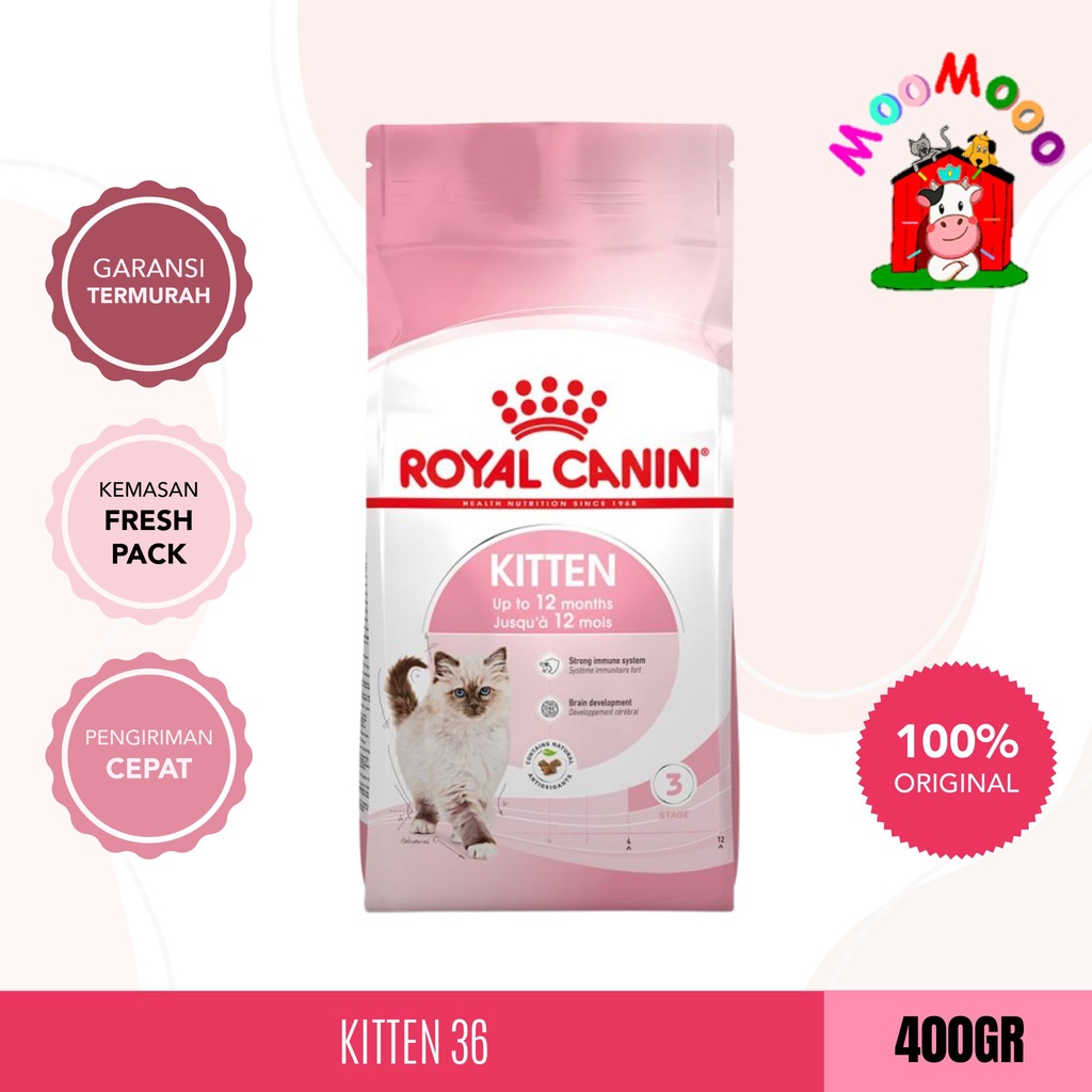 Royal Canin Kitten 36 400gr - Makanan Kucing / Cat Food Makanan Kitten