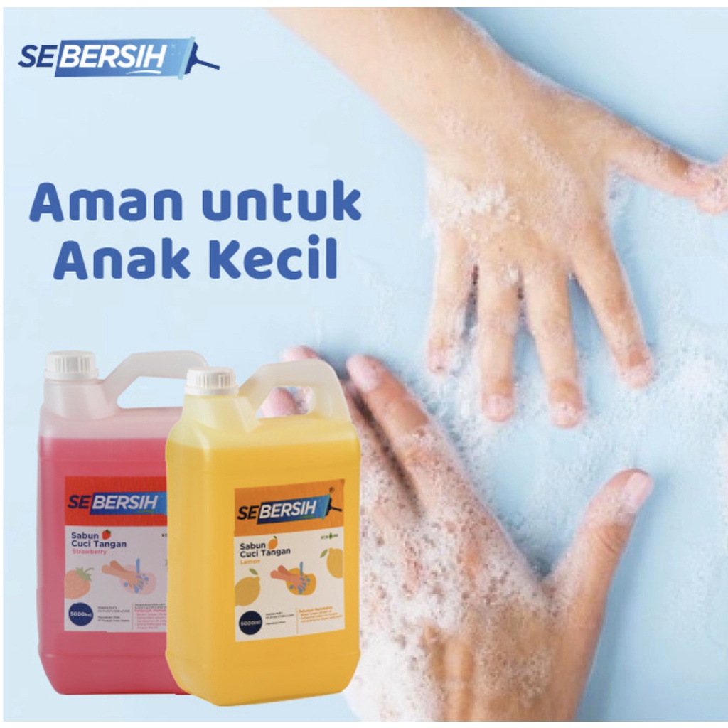 SEBERSIH Handsoap Sabun Cuci Tangan 5 Liter KHUSUS KIRIM JNE